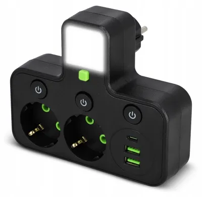 Produktbild von Smartled 8150 Steckdosenleiste mit USB und Licht