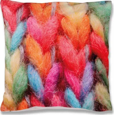 Obrázok produktu pre Obliečka na vankúš s fototlačou vlnený velúr farebná béžová 40x40cm