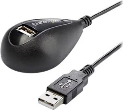 Obrázek produktu pro StarTech.com USBEXTAA5DSK, 1,5 m, USB A, USB A, USB 2.0, 0,48 Gbit/s, Černá
