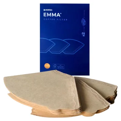 Kaffeefilter kegelförmig, ungebleicht, 100 Stück, für 2 Tassen