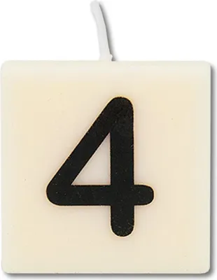 Immagine prodotto di Candela per lettere Paperdreams n. 4, 4 pz.