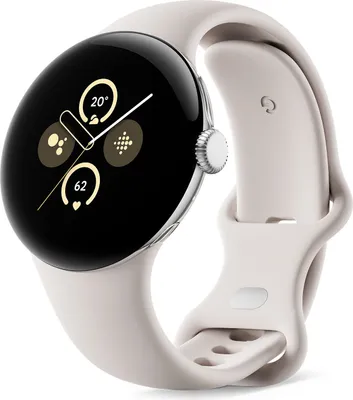 Produktbild von Google Pixel Watch 2 LTE silber/porclain