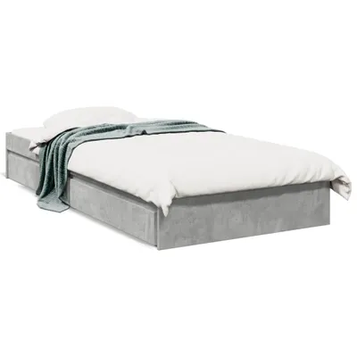 Obrázek produktu pro vidaXL Rám postele se zásuvkami betonově šedý 90x190 cm materiál na bázi dřeva