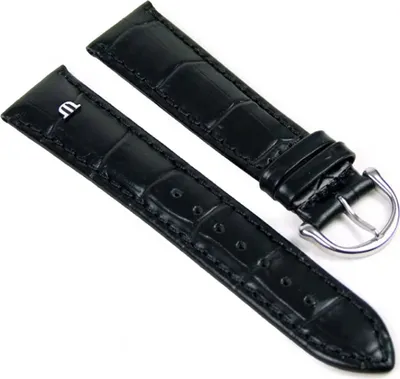 Produktbild von Maurice Lacroix Ersatzband | Kalbsleder-Louisiana-Optik schwarz 20893S, Stegbreite:16mm