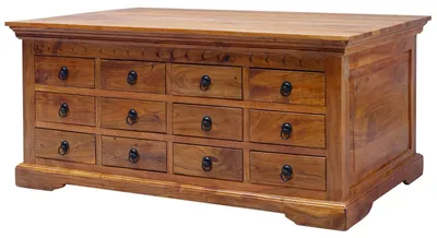 Produktbild von MASSIVMOEBEL24.DE Couchtisch Akazie 120x70x54 honig lackiert OXFORD #0322