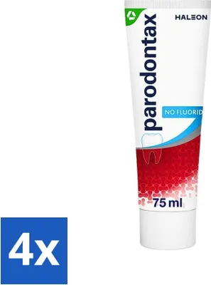 Obrázok produktu pre Parodontax - Zubná pasta - Bez fluoridov - 75 ml - Hodnotné balenie - 4 kusy