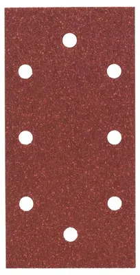 Produktbild von Schleifblatt-Set für Schwingschleifer K=60, 93 x 185 mm, 8 Löcher, 10-tlg.