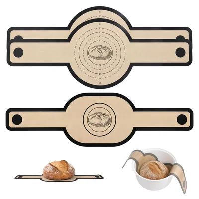 3 Silikon-Brotmatten für Dutch Oven, antihaftbeschichtet