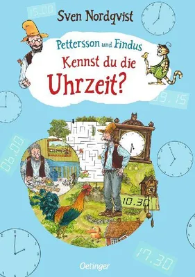 Produktbild von Pettersson und Findus. Kennst du die Uhrzeit?