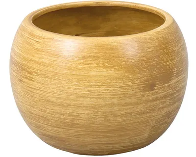 Obrázek produktu pro Obal na květináč keramický MANES TEAK Ø 11 cm matný světle hnědý