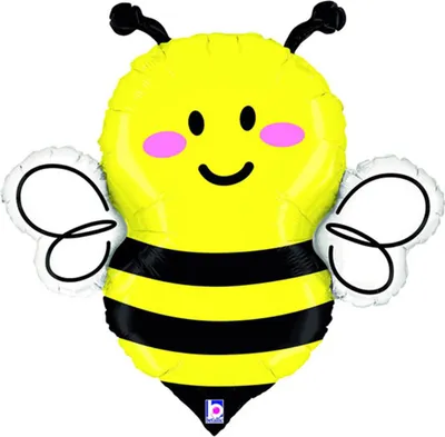 Produktbild von Shape Folienballon "Biene" | 61 cm