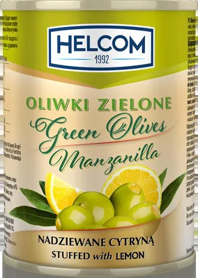 Obrázek produktu pro Zelené olivy Helcom s citronem 280 g
