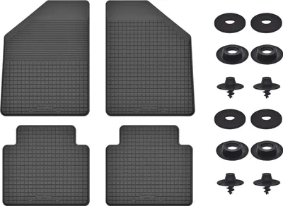 Produktbild von Gummimatten Mit Stoppern Für: Daewoo Musso (1993-2005) Schwarz Set