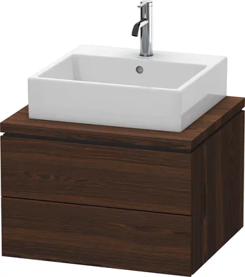 Produktbild von Konsolenunterschrank L-CUBE 400x620x547mm nussbaum gebürstet nussbaum gebürstet
