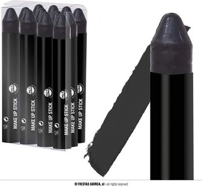 Obrázek produktu pro Děsivý Halloween makeup černý 2026