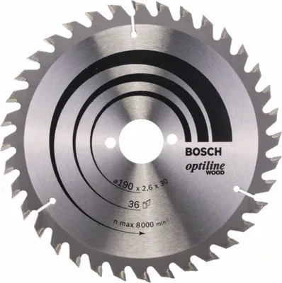 Zdjęcie produktu dla Bosch 2608640616 Piła tarczowa Bosch OP WO H 190x30-36