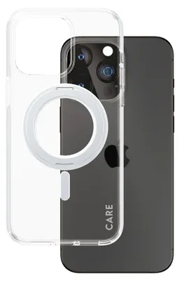 Produktbild von PanzerGlass CARE Feature Kickstand iPhone 15 Pro Max silbe