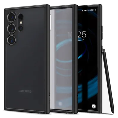 Obrázok produktu pre Spigen Ultra Hybrid, Ochranný obal, Samsung, Galaxy S24 Ultra, 17,3 cm (6.8"), Čierna, Priehľadná