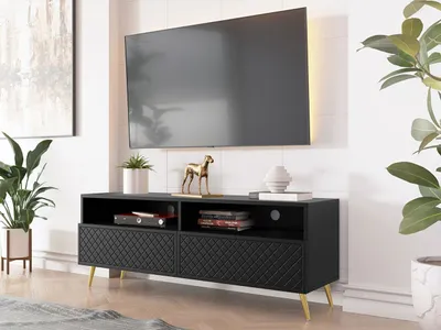 Obrázek produktu pro TV stolek na nožičkách PINELAND - černý