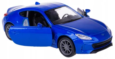 Immagine prodotto di Welly, modellino della SUBARU BRZ, scala 1:34-39, colore blu