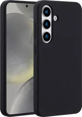 Image de Accezz Liquid Silicone Backcover avec MagSafe pour le Samsung Galaxy S25 - Noir