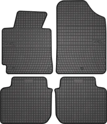 Produktbild von Gummi-Fußmatten für Hyundai Elantra V 2010-2016 (Limousine) – 4-tlg, Schwarz, passgenau