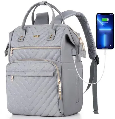 Produktbild von Laptop-Rucksack, wasserdicht, diebstahlsicher, für 15,6-Zoll-Laptops, ideal für die Schule, für Teenager-Mädchen, mit bequemen Schultergurten
