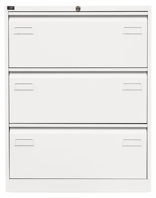 Produktbild von Bisley Hängeregistratur Schrank Light - 3 Schübe - Farbe: Verkehrsweiß