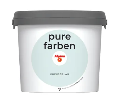 Produktbild von Alpina Pure Farben Kreideblau 2,5 Liter