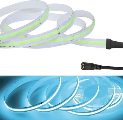 Obrázek produktu pro 12V LED světelný pás, světle modrý, 3 m, ohebný.
