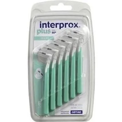 Produktbild von INTERPROX plus micro grün Interdentalbürste, 6 St.