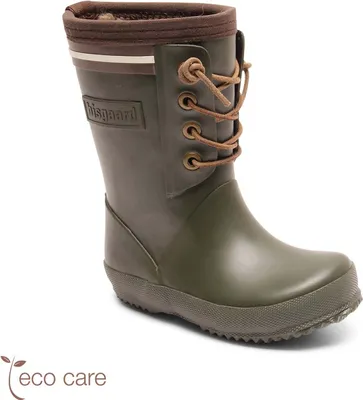 Produktbild von bisgaard 5714163384710, Stiefel, Kind, Grün, Breite Passform, Schnürverschluss, Gummi