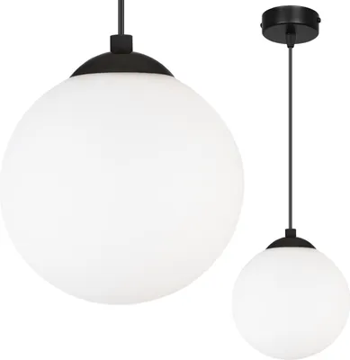 Obrázok produktu pre STROPNÉ SVETLO, GULOVÉ, ČIERNE, LED, 15 cm
