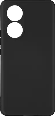 Produktbild von Halbsteife Silikon Handyhülle für Honor 50 / Huawei Nova 9, Soft Touch – Schwarz