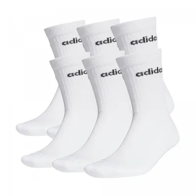 Produktbild von 3er Pack adidas Half-Cushioned Crew Socken Unisex white/black 43-45