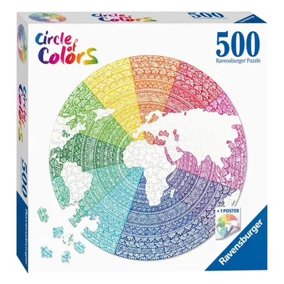 Produktbild von Ravensburger Puzzle 17168 Circle of Colors - Mandala 500 Teile Puzzle