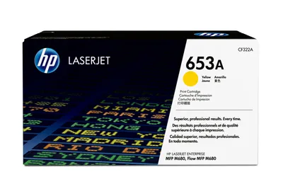 Immagine prodotto di HP Cartuccia toner originale giallo LaserJet 653A - 16000 pagine - Giallo - 1 pz
