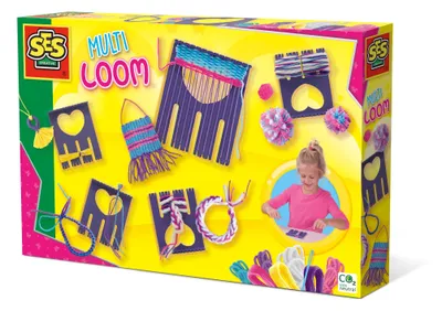 Produktbild von SES Creative Multi Webrahmen, Nähset für Kinder, 6 Jahr(e), Mehrfarbig