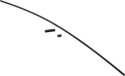 Produktbild von Traxxas TRX1726A Antennenröhrchen schwarz mit Kappe