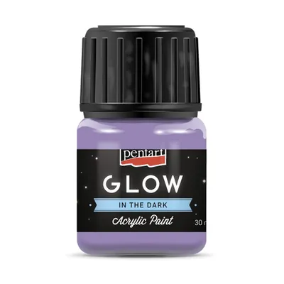 Immagine prodotto di PENTART vernice acrilica fosforescente viola 30 ml