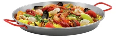 Immagine prodotto di Padella per paella in acciaio lucido, 380 mm