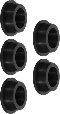 Imagen del producto de 5 Piezas Tapones de Goma Negros Impermeables - Para Agujeros de 30 mm