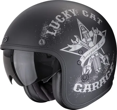 Obrázok produktu pre Scorpion Exo Belfast Evo Hangar matná čierno-strieborná S