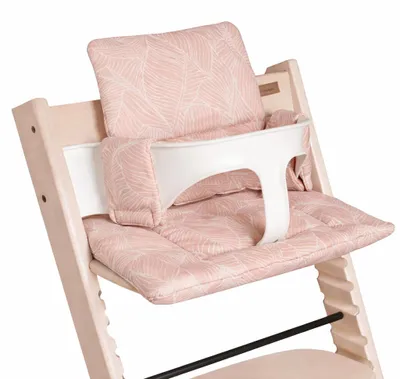 Produktbild von HOPPEDIZ Kinderstuhlpolster Hochstuhl Sitzkissen Set für Stokke Tripp Trapp Grenada rose