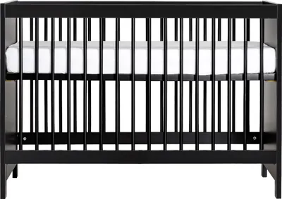 Produktbild von Europe Baby Vittoria III Babybett Schwarz 70 x 140 cm