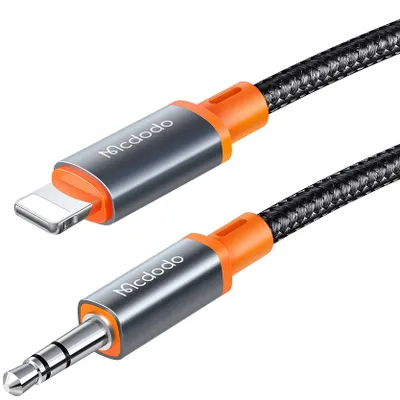 Produktbild von Mcdodo Kabel Aux Do Iphone X 14 Przejściówka Adapter Lightning Mini Jack 1M