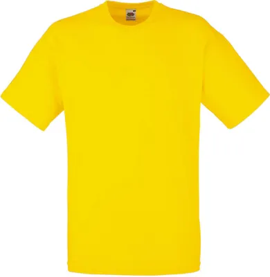 Produktbild von Fruit of the Loom 61-036-0 | Valueweight Herren T-Shirt - Farbe: Yellow - Größe: M