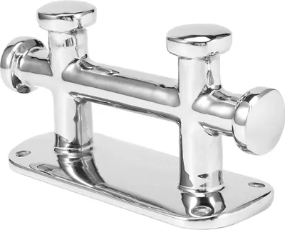 Productafbeelding van Marine dubbele bevestigingspunt voor boot, ankerpunt, verankeringsogen, roestvrijstalen beslag voor dek en steiger, 145x61x85mm
