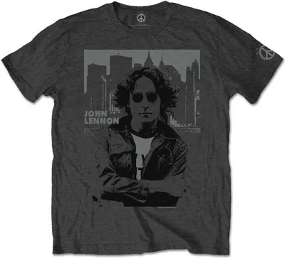 Obrázok produktu pre John Lennon | Oficiálne tričko kapely | Skyline, XX-Large, sivá