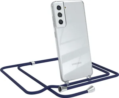 Produktbild von EAZY CASE Handykette kompatibel mit Samsung Galaxy S21 FE 5G Kette, Handyhülle mit Umhängeband, Handykordel, Schutzhülle, Kette, Silikonhülle, Silikon Cover, Rosa, Pink